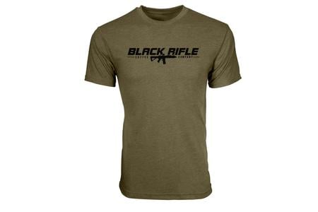 BLACK RIFLE AR SS TEE MILITARY GREEN