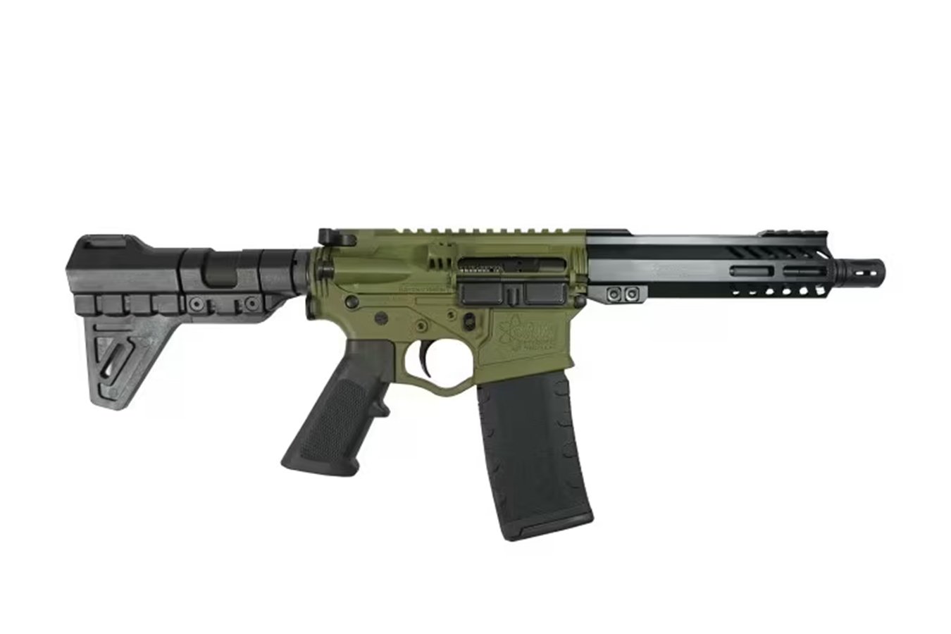American Tactical Omni Hybrid 5.56mm Semi-Auto AR-15 Pistol with Battlefield Green Finish