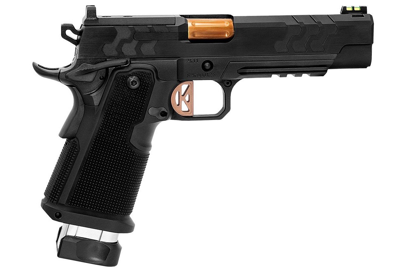 Kimber 2K11 9mm Optic Ready Pistol with Coyote PVD Fluted Barrel and Black Steel Frame