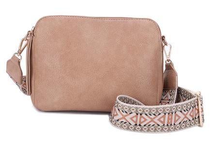 REBECCA CONCEALED CARRY PURSE TAN
