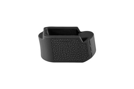 GLOCK 19 RUBBER GRIP EXTENSION BASE PAD FOR 10/15 RND MAG BLACK 