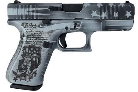 GLOCK GLOCK 19 GEN5 9MM 4.02 BBL (3)15RD WE WANT YOU GRAY