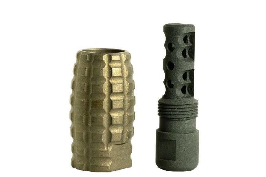 Timber Creek .223 Muzzle Brake Blast Can Combo, Burnt Bronze Cerakote