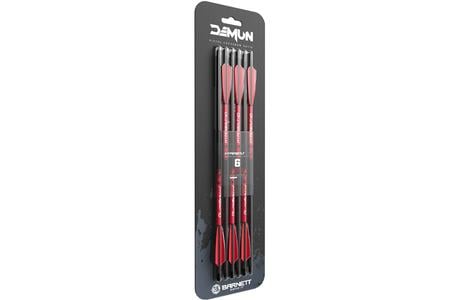 DEMUN HYPERBOLT, C10 CARBON - 3 FLETCH (6PK) 
