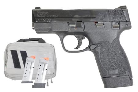 MP45 SHIELD 45 ACP WITH THUMB SAFETY PISTOL CASE AND EXTRA 7 RD MAG