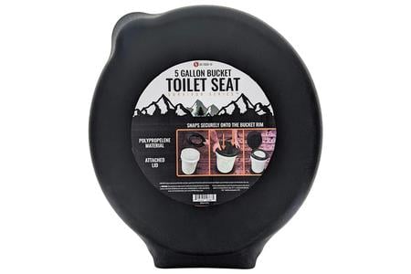 PLASTIC TOILET SEAT FOR 5 GALLON BUCKET