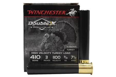 Winchester 410 Gauge 3 Inch 3/4 oz 7.5 Shot Double X Diamond 10/Box