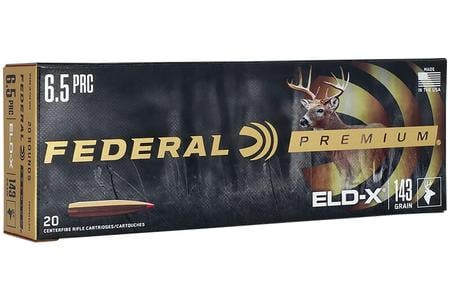 Federal 6.5 PRC 143 gr ELD-X 20/Box