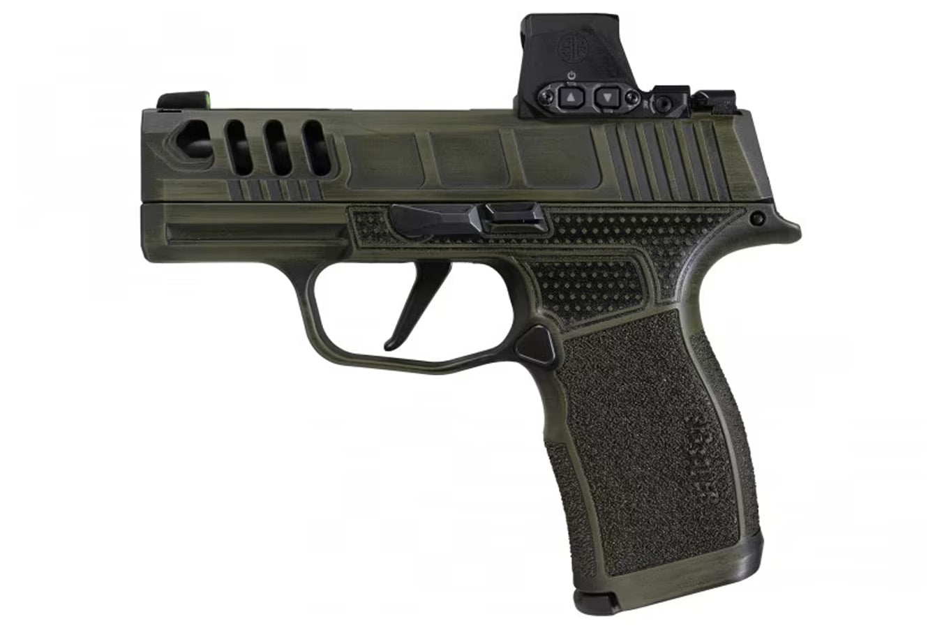 Sig Sauer P365X 9mm Optic Ready Shark Coast Custom Battleworn ODG Pistol with SIG ROMEO-X Compact Optic