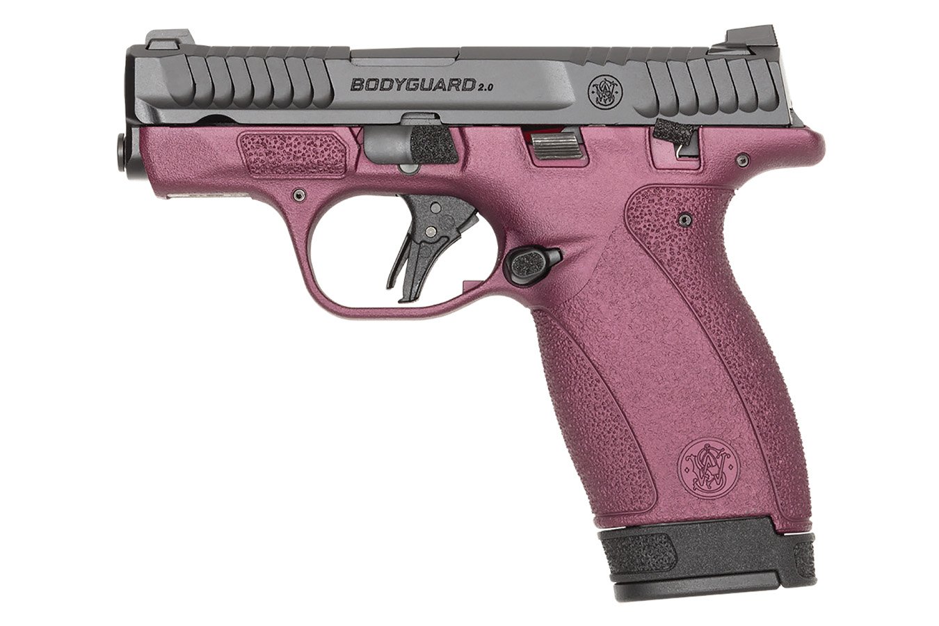 Smith & Wesson Bodyguard 2.0 380 ACP Semi-Auto Pistol with Black Cherry Cerakote Frame and Manual Thumb Safety