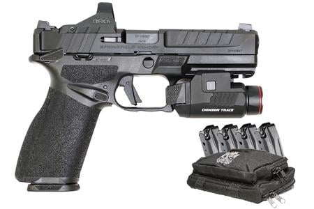 ECHELON 9MM PISTOL 4.5 IN BARREL OPTIC READY CRIMSON TRACE LIGHT 5 MAGS