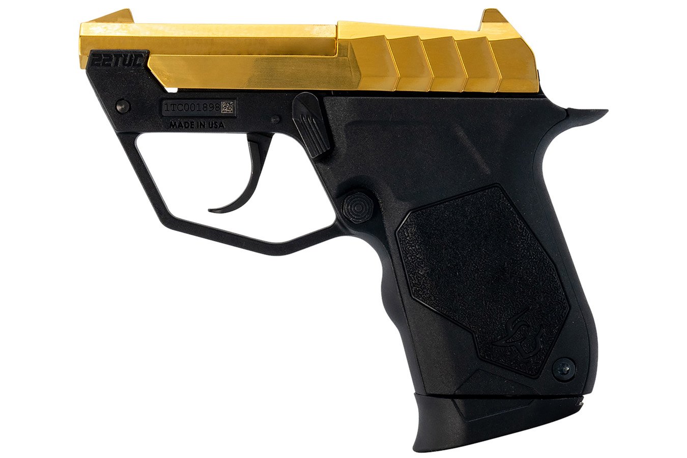 Taurus 22TUC 22 LR Semi-Auto Pistol with Gold PVD Slide