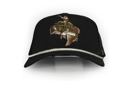 BASSAKWARDS FROG RIDING A BASS BLACK