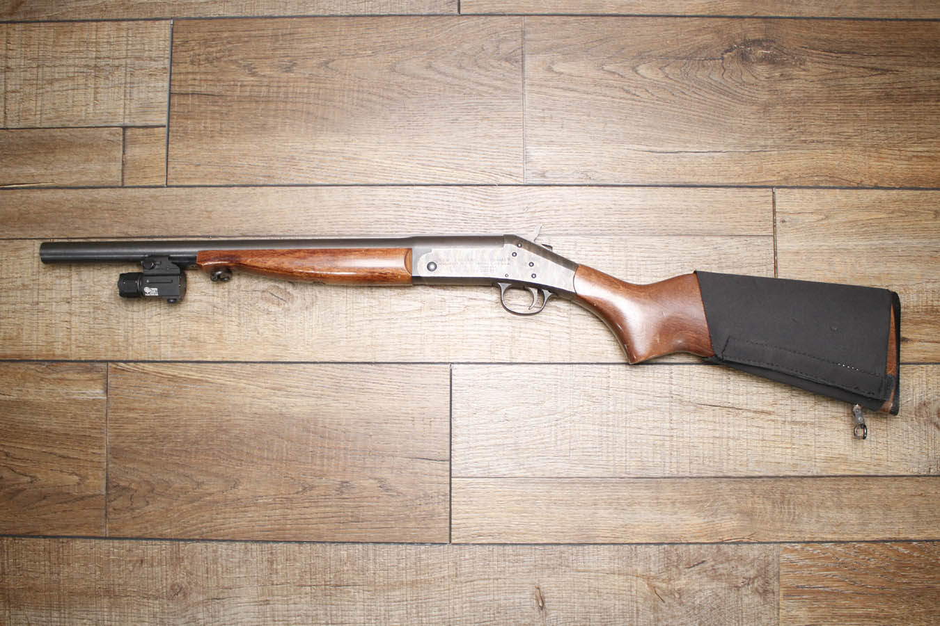 New England Firearms Pardner P 12GA Police Trade-In Shotgun with Flashlight