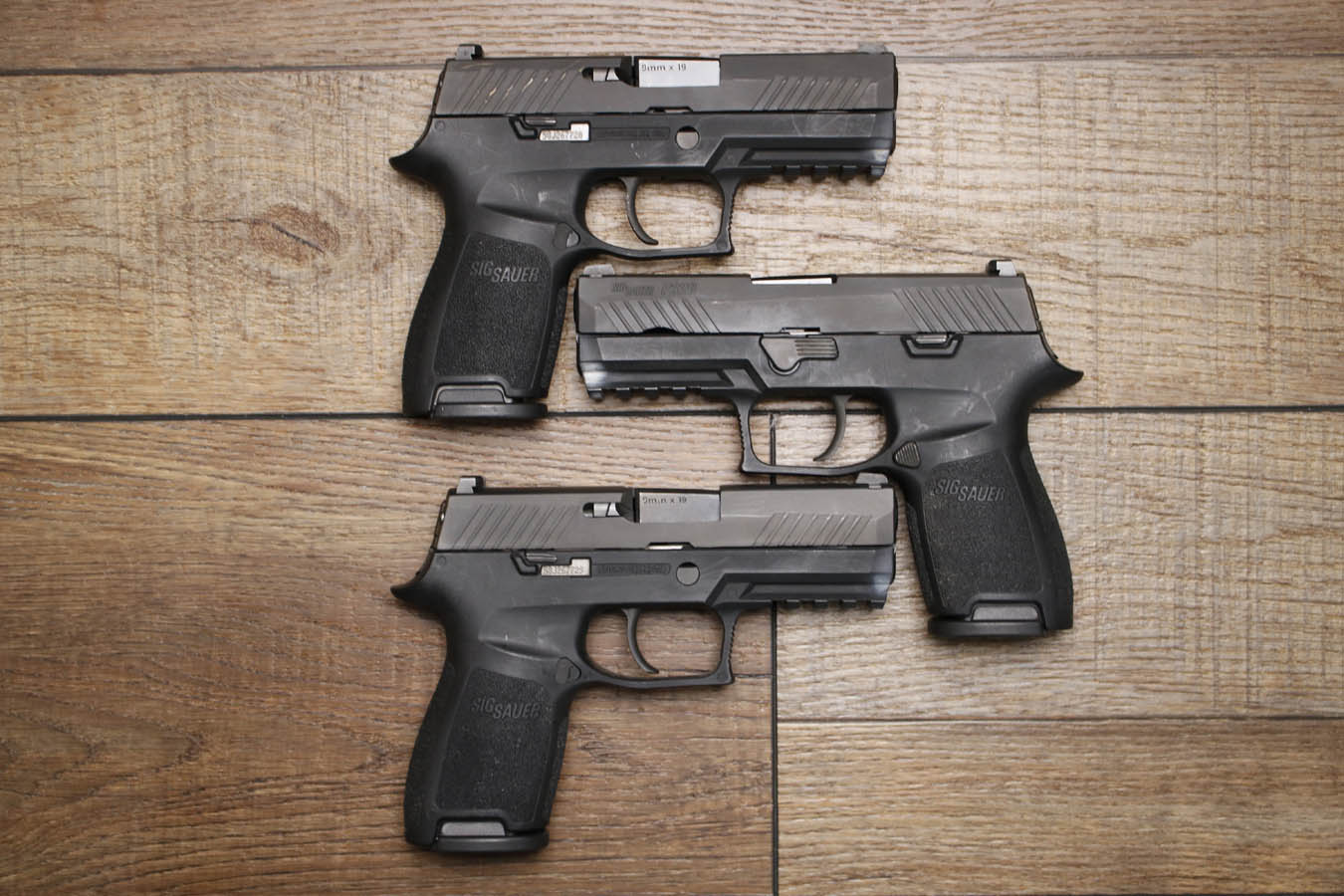 SIG SAUER P320 COMPACT 9MM NIGHT SIGHTS POLICE TRADE-IN (FAIR) CONDITION