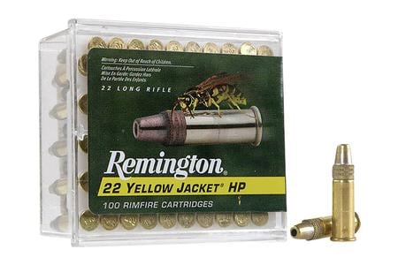 Remington 22LR 33 gr Truncated Cone Hollow Point Yellow Jacket 100/Box
