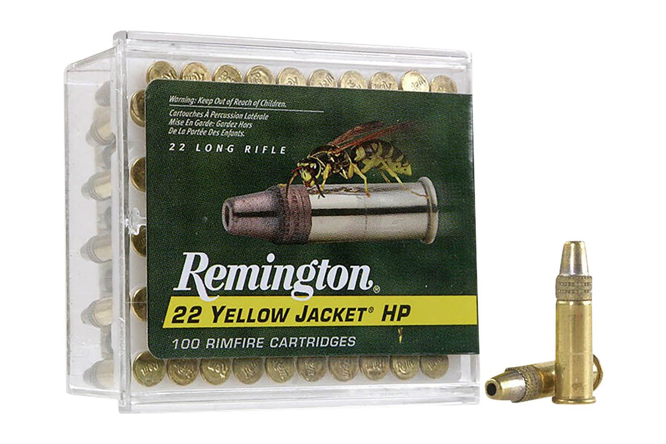 Remington 22LR 33 gr Truncated Cone Hollow Point Yellow Jacket 100/Box