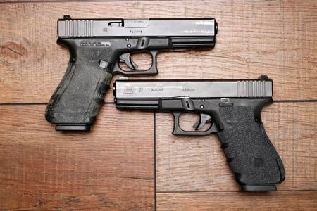 GLOCK 21GEN3 45 ACP STIPPLED POLICE TRADE-IN (FAIR) CONDITION