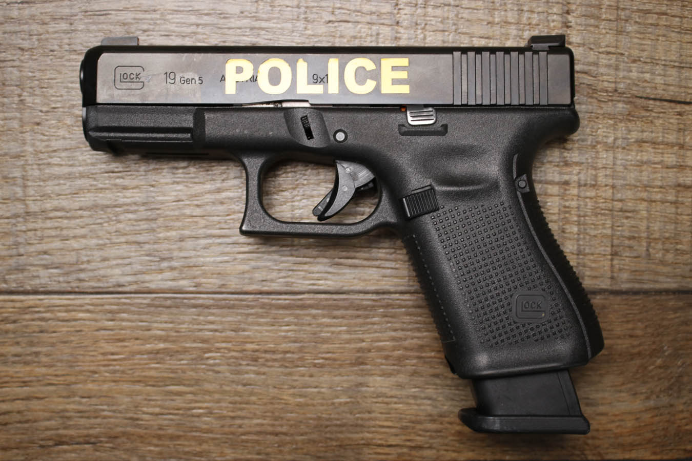 Glock 19 Gen 5 9mm Police Trade-In Pistol with Police Markings