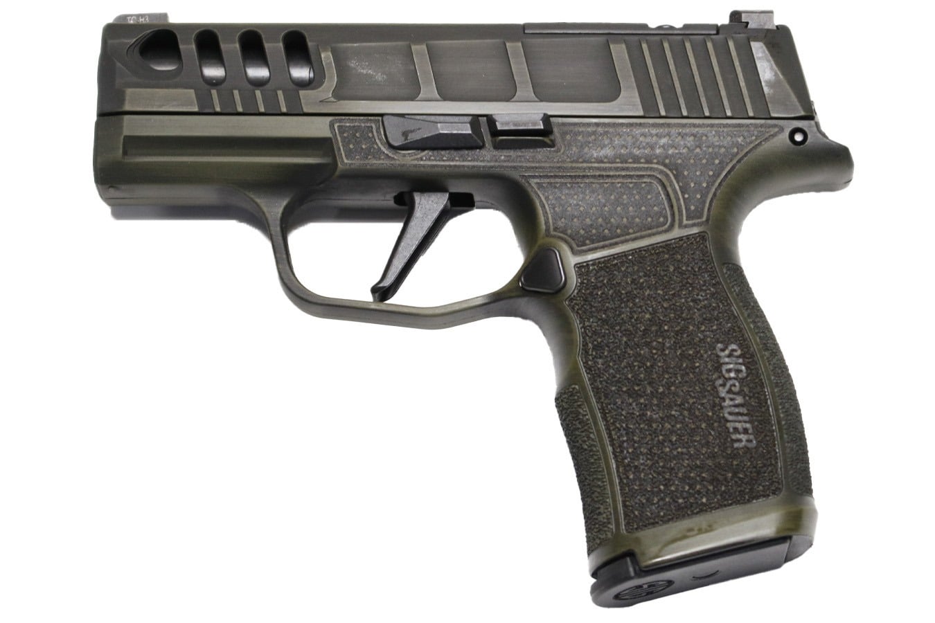 Sig Sauer P365X 9mm Optic Ready Shark Coast Tactical Pistol with Distressed ODG Finish