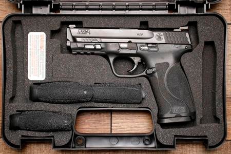 SMITH AND WESSON MP9 M2.0 9MM SBPD MARKINGS POLICE TRADE-IN (FAIR) CONDITION