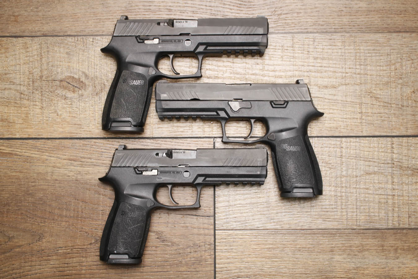 Sig Sauer P320 Full-Size 9mm Police Trade-in Pistols with Night Sights (Fair Condition)