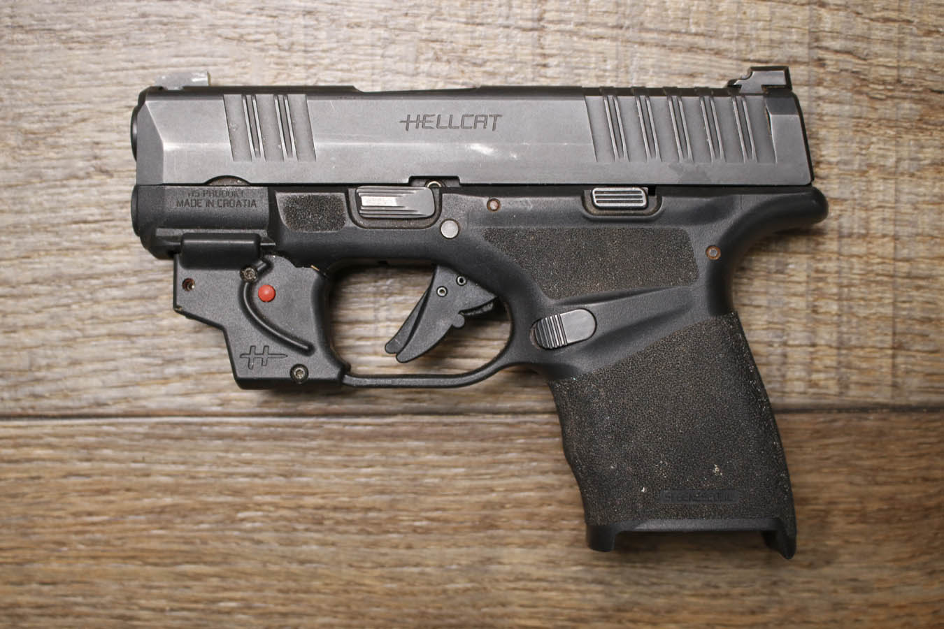 Springfield Hellcat 9mm Police Trade-In Pistol with Viridian Laser (No Magazine)