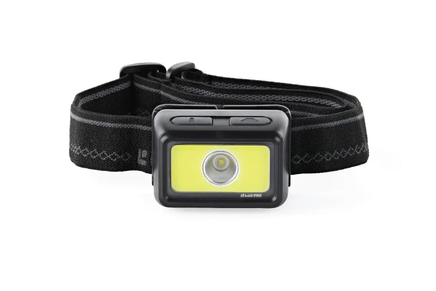 Luxpro Multi-Color Broadbeam Headlamp with Spot Light 6 Modes  300 Lumen