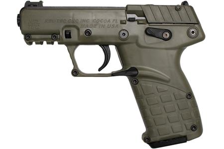 P17 22LR 16-ROUND SEMI-AUTOMATIC PISTOL WITH GREEN FINISH