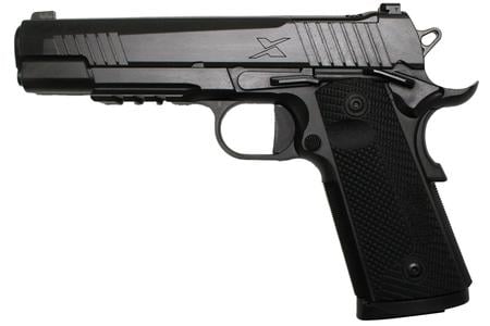 1911 45ACP STAINLESS STEEL BLACK  5` BARREL