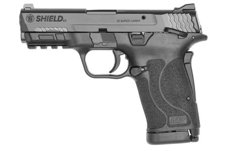 SMITH AND WESSON MP SHIELD EZ 30 SUPER CARRY PISTOL WITH MANUAL THUMB SAFETY