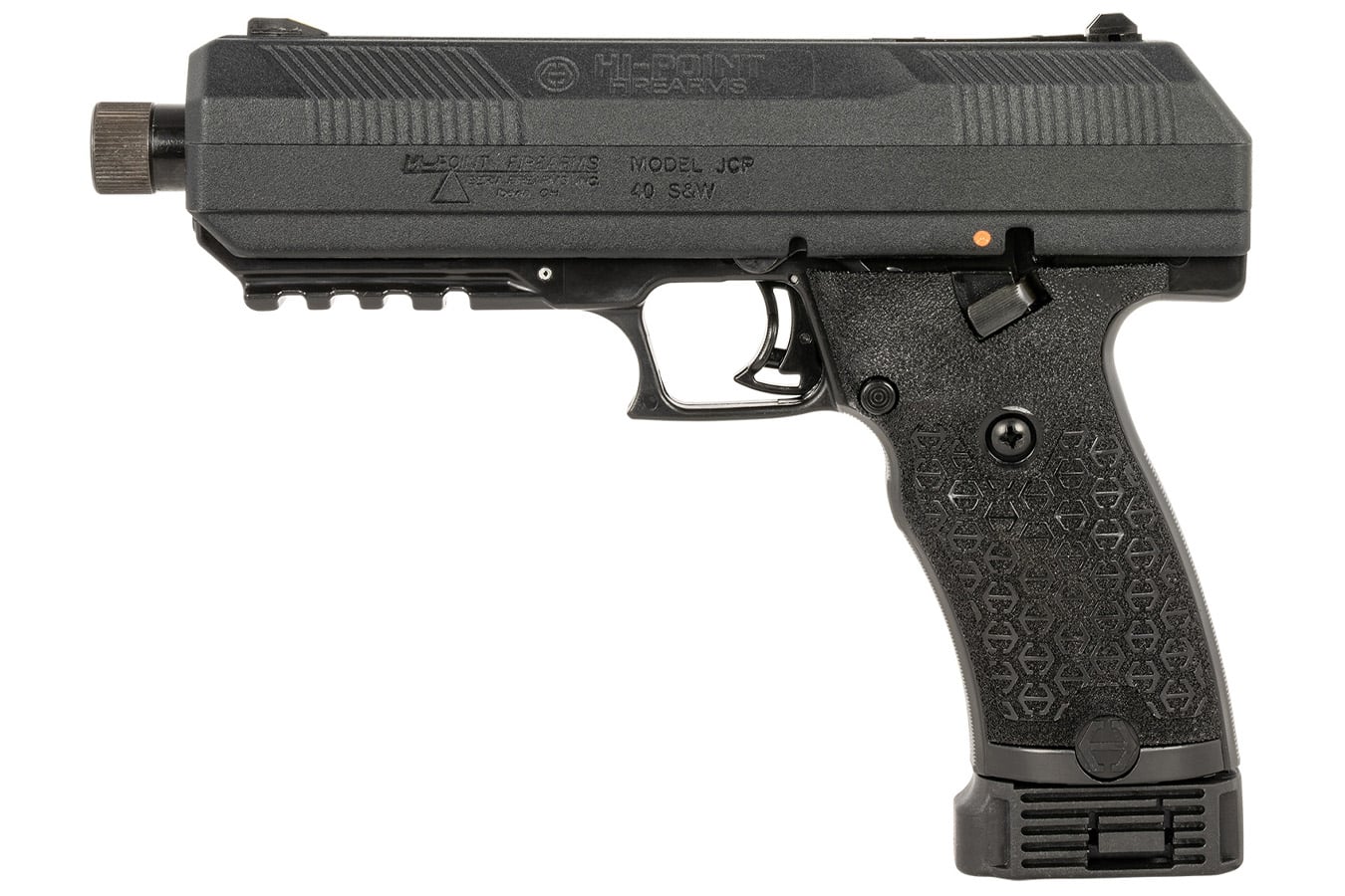 Hi Point JCP-40 Gen 2 40 S&W Full-Size Pistol with Black Finish and Threaded Barrel