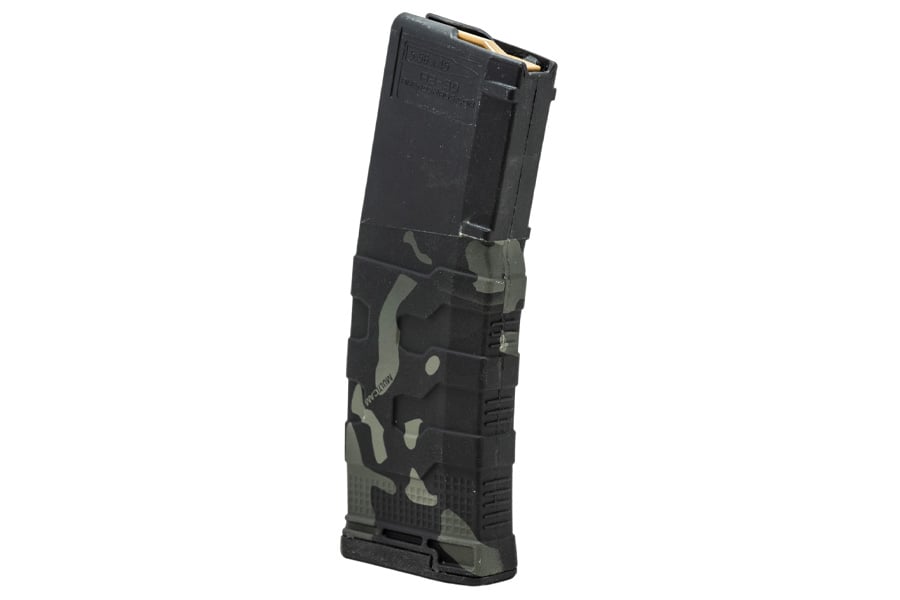 Amend2 AR 15 5.56 NATO Mod3 Hydro Dipped Multicam Factory Magazine with Black Finish