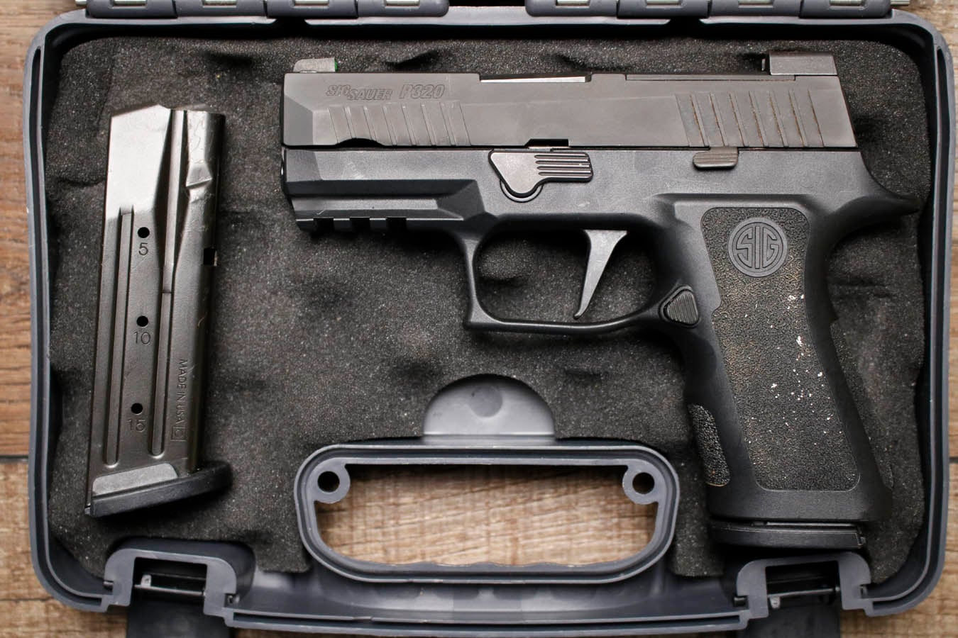 Sig Sauer P320 X-Compact 9mm Optic Ready Police Trade-in Pistol with Two Magazines