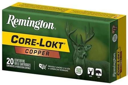 Remington 360 Buckhammer 160 Gr Core-Lokt Copper HP 20/Box