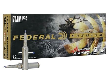 Federal 7mm PRC 155 Grain Terminal Ascent Premium 20/Box