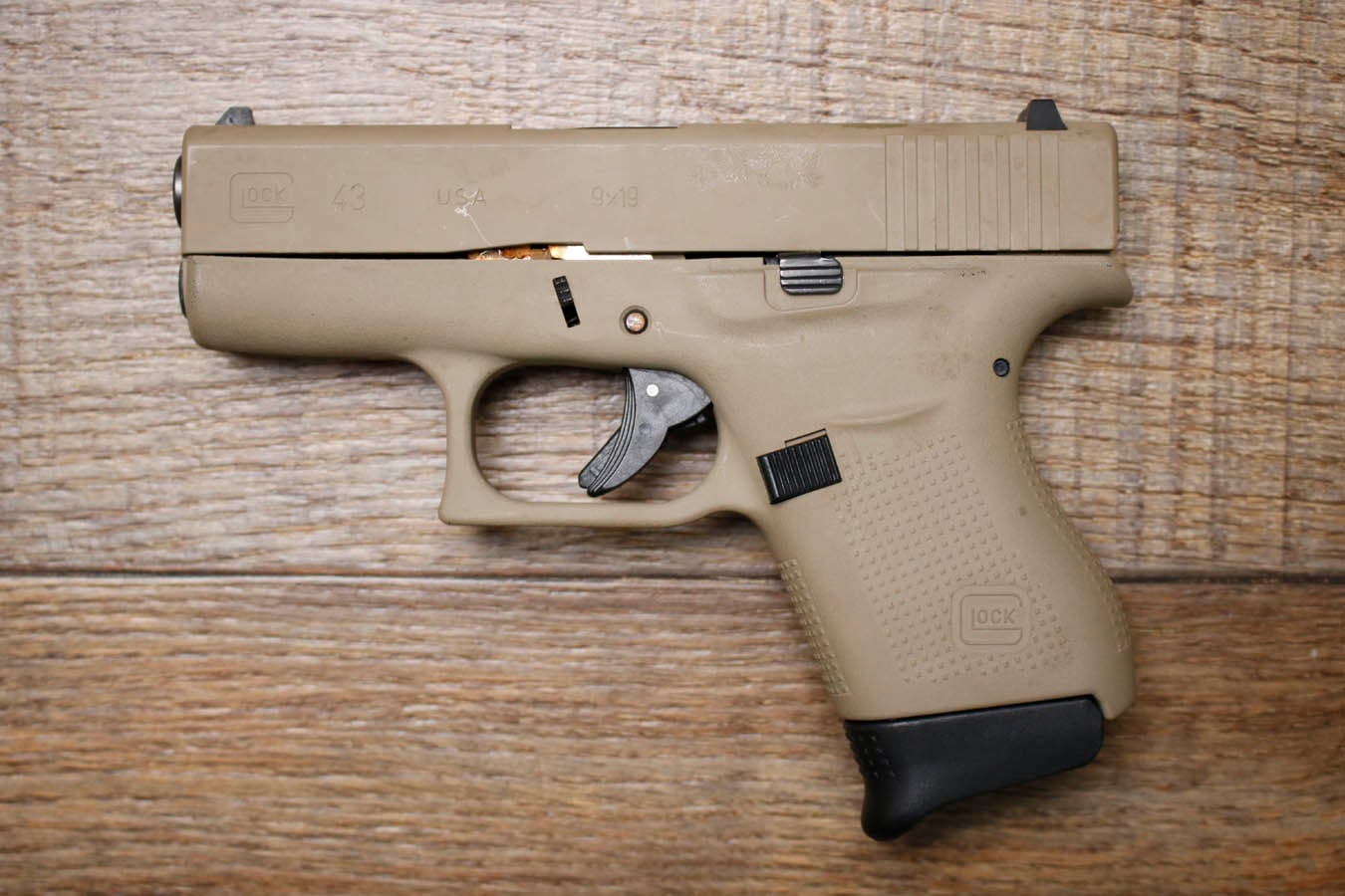 Glock 43 9mm Police Trade-In Pistol with FDE Finish