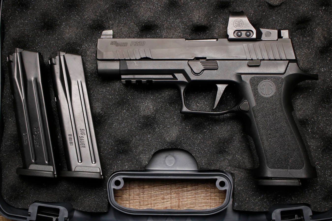 Sig Sauer P320 9mm Police Trade-In Pistol with Romeo 1 Pro Red Dot