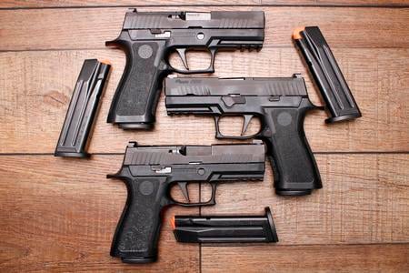 SIG SAUER P320 X CARRY 9MM OPTICS READY POLICE TRADE-IN (VERY GOOD) CONDITION