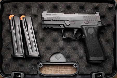 P320 X CARRY 9MM OPTICS READY POLICE TRADE-IN (NEW IN BOX) CONDITION