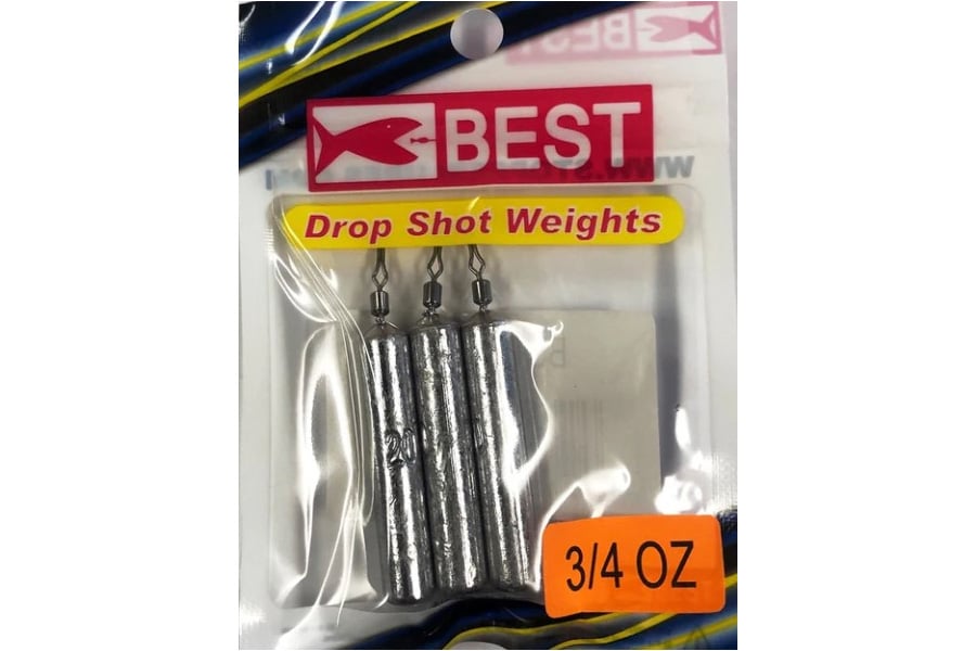 K And E Best Drop Shot Weights Long 3/4 Oz