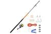 ZEBCO READY TACKLE CATFISH 60SZ  8`0` 2PC MEDIUM HEAVY SPINNING COMBO 