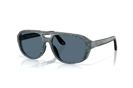 STREET HEAT MATTE AQUA DRIP WITH GRAY LENSES 