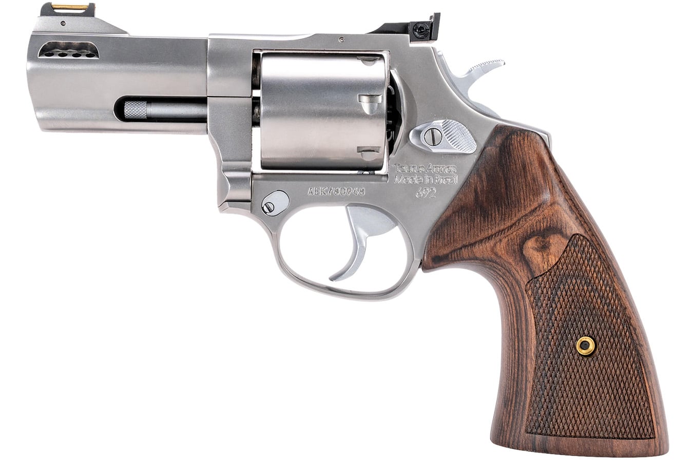 Taurus 692 Executive 357 Magnum ND 9 Mm DA SA with Checkered Altamont Walnut Grip