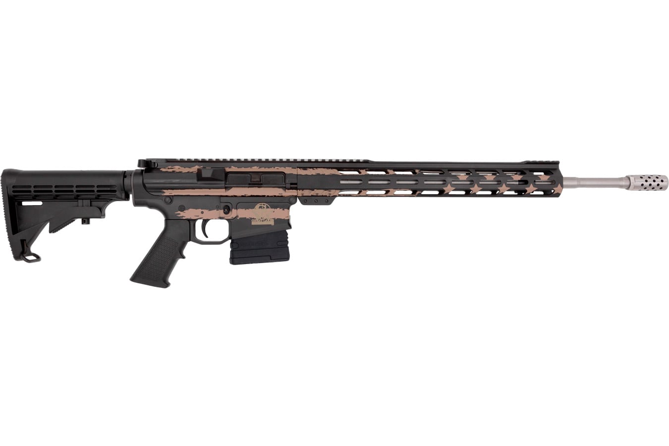 Great Lakes Firearms AR-15 6.5 Creedmoor Semi-Auto Rifle with Desert Flag Cerakote Aluminum Receiver
