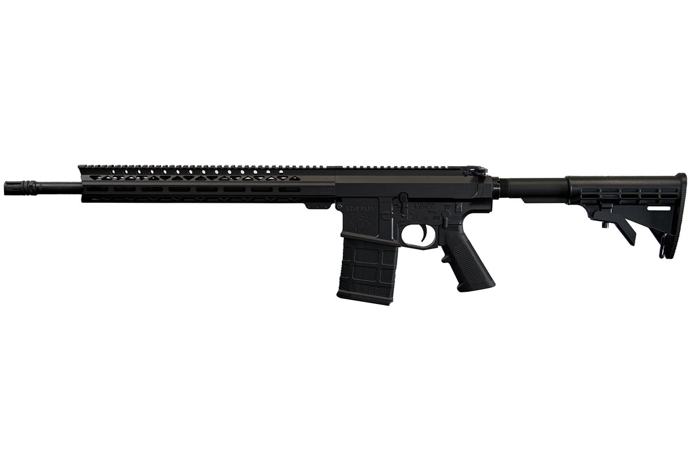 Live Free Battle Rifle 7.62 NATO Semi-Auto Rifle with Thrill Rugged Tactical Grip