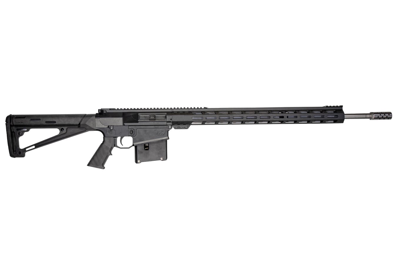 Great Lakes Firearms AR-10 270 Winchester Semi-Auto Rifle with Hogue OverMolded Black Synthetic Stock