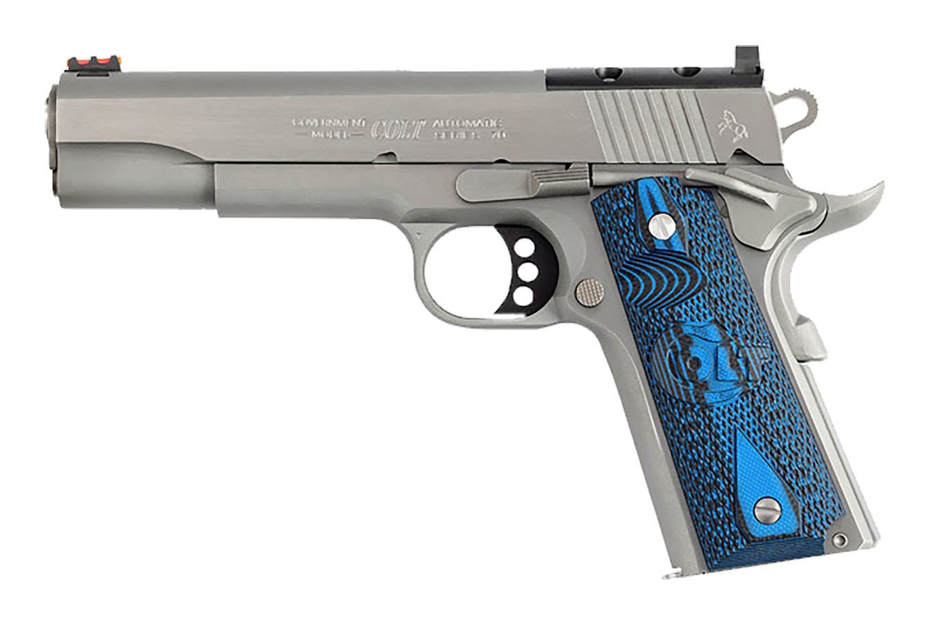 No. 21 Best Selling: COLT 1911 45ACP SS 5` COMPETITION OR BLUE GRIP