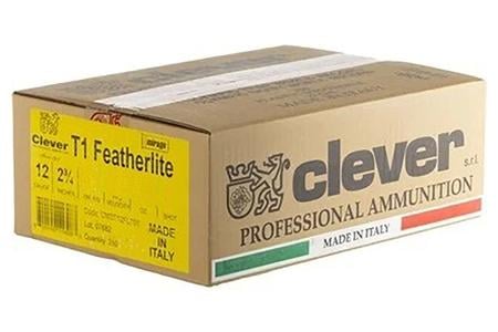 CLEVER T1 FEATHERLITE 12GA 7/8OZ #7.5 250/CS