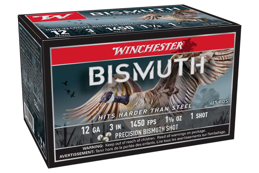 Winchester 12 Gauge 1 3/8 Oz Lead Shot Bismuth 15/Box